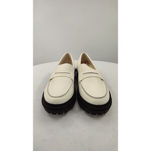 Quince Cream Loafers with Black Soles